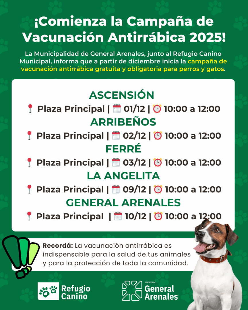 Jornada gratuita y obligatoria para perros y gatos